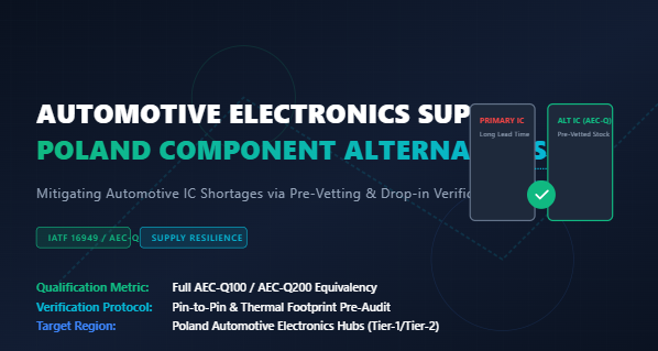 Últimos blogs da empresa sobre Mitigando a Escassez de Chips Automotivos: Fornecedores Poloneses Adotam Validação de Componentes Multi-Fonte