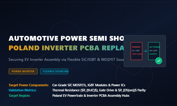 Últimos blogs da empresa sobre Fornecimento de energia para automóveis: linhas PCBA de inversores poloneses mudam para substituição flexível