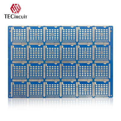 comprar FR4 PCB rígido Quatro lados 6 camadas placa de PCB meio corte slot imersão ouro 2u Fabricação em linha