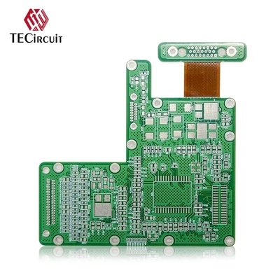 comprar FR4 PI Material PCB rígido flexível placa de circuito impresso imersão ouro 2u Fabricação em linha