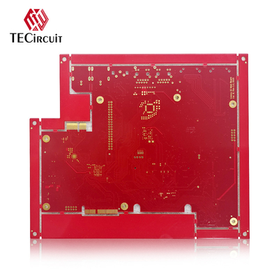 Tabela de circuitos de alta frequência PCB rígido FR4 TG170 Dedo de ouro 1,6 mm espessura 10U