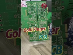 Finger Gold High Frequency PCB Board PCB rígido OEM para comunicação de módulos